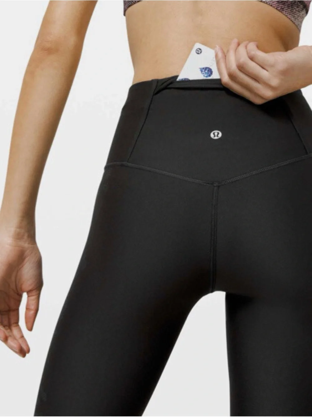 lululemon athletica High-Rise Black/Graphite Grey Camo Leggings.